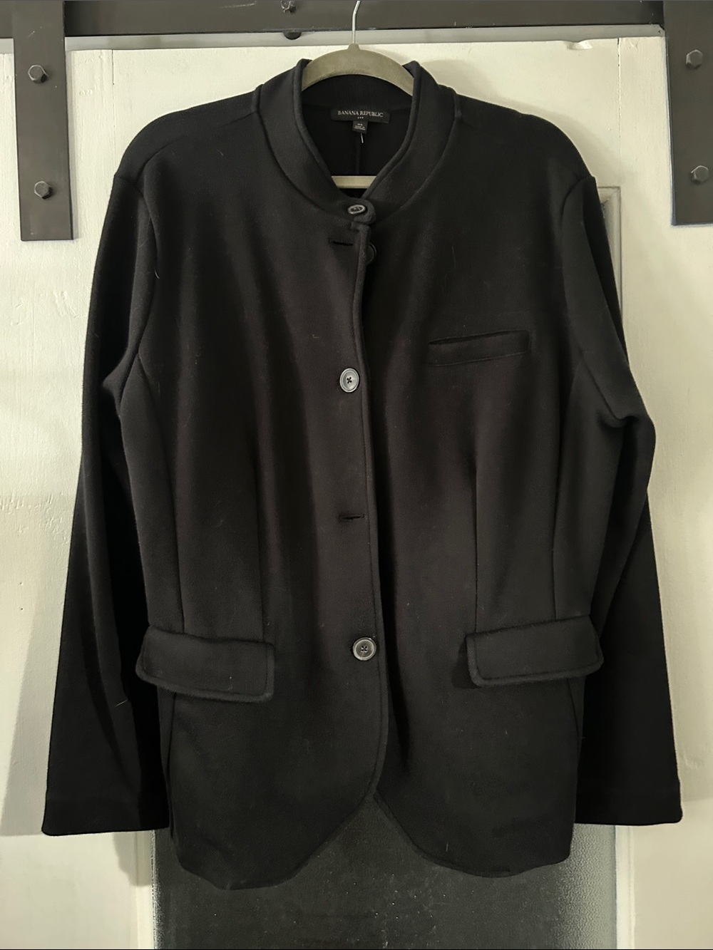 Banana Republic Women's Black Button-Front Jacket